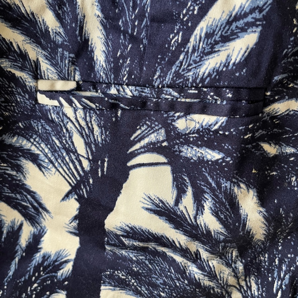 The Limited Women’s Cotton Palm Tree Print Crew Fit Shorts Size 8 - Picture 5 of 12